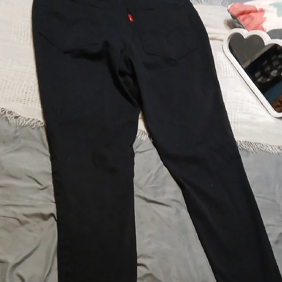 Levi's Charcoal Black Jeans - Picture 2 of 3